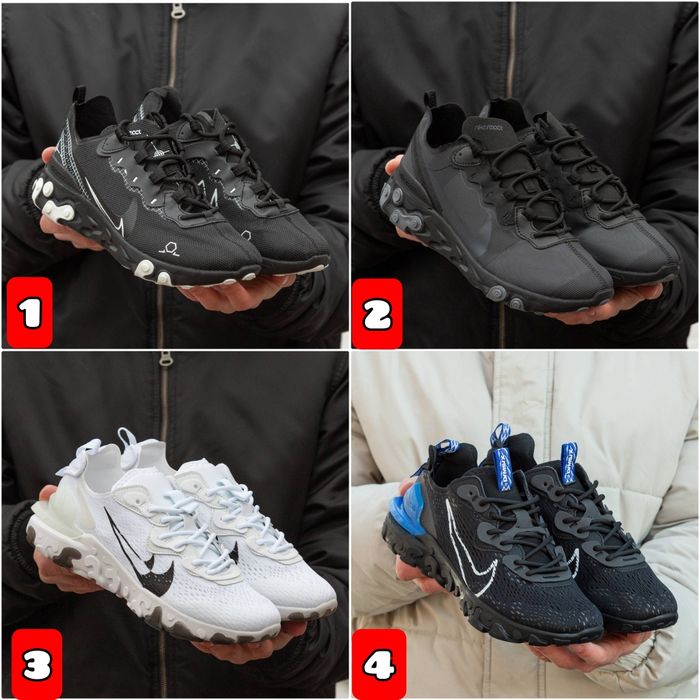БЕЗ ПЕРЕДПЛАТИ‼️ Кросівки Nike React Vision / Унисекс, 36-45, ПРЕМІУМ