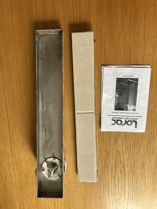 Odpływ liniowy model Mastif firmy  Lorac 50 cm po demontażu