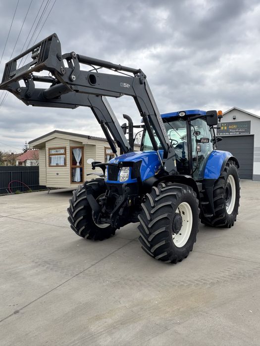New Holland T 6.175  Idealny ( Full opcja ) ładowacz , tuz , pneumatyka T7