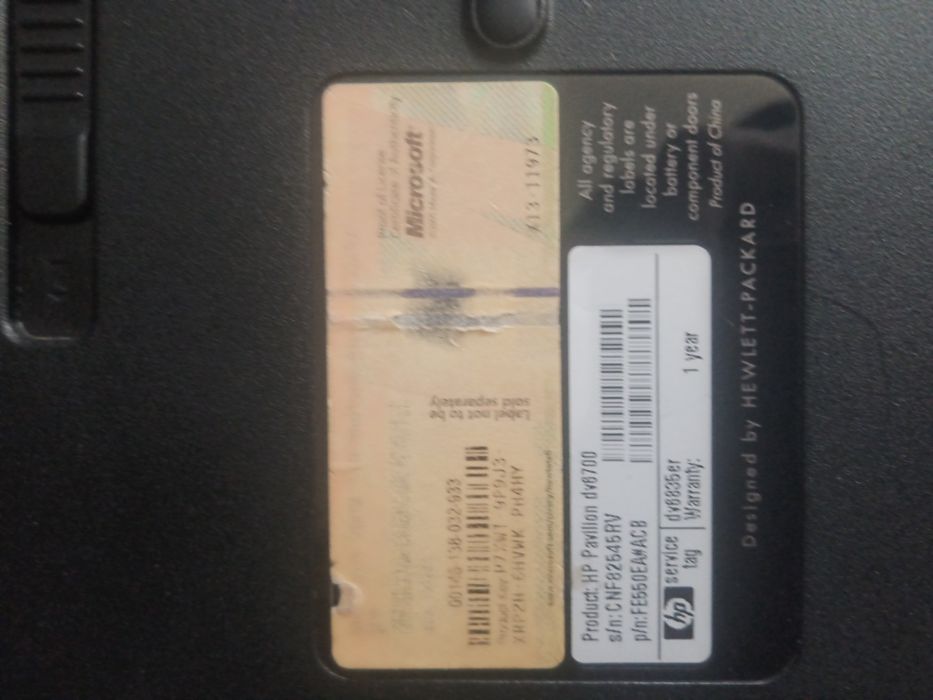 Ноутбук HP Pavilion DV 6700