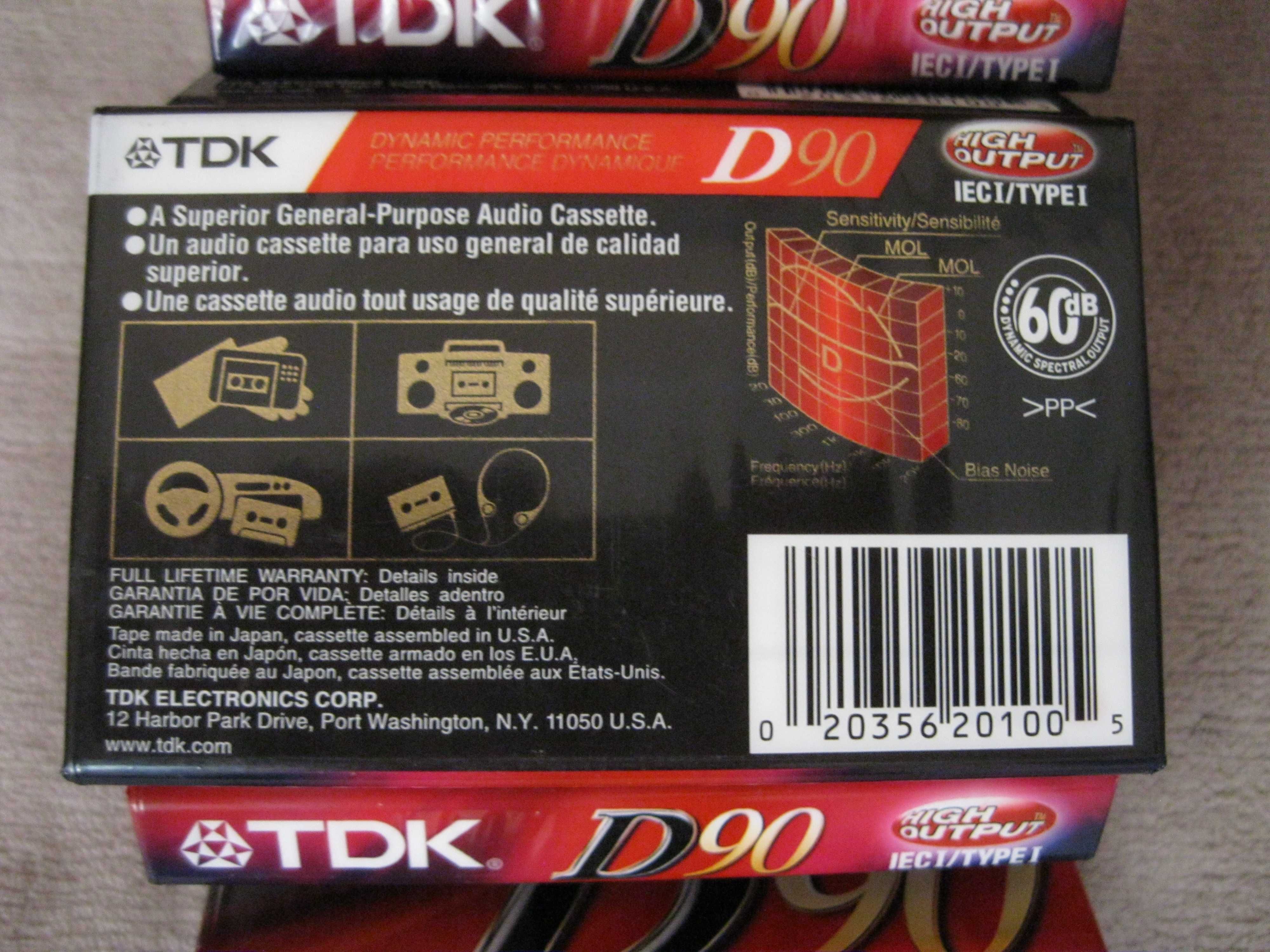 Продам аудикассеты TDK D90