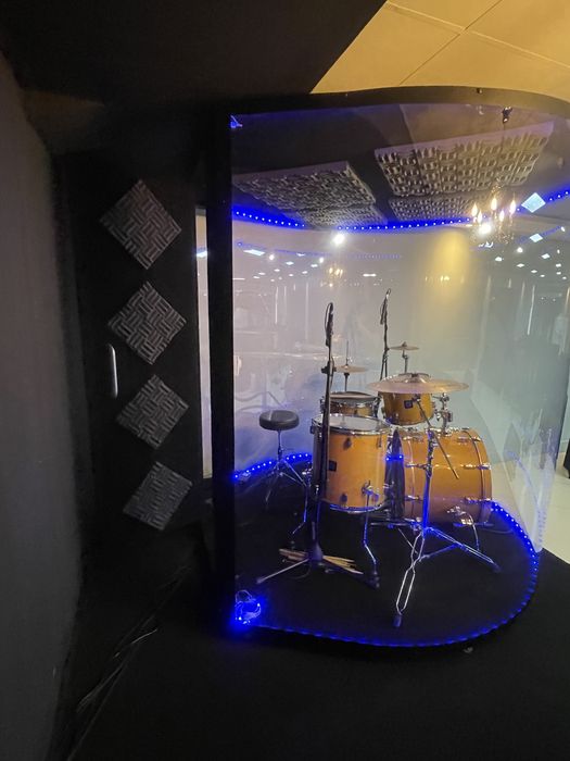 Aquário acústico bateria