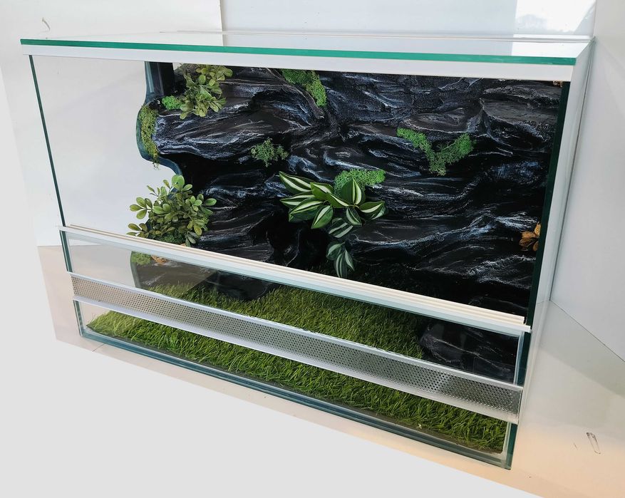 Terrarium przejściowe dla węża zbożowego, pytona, TW49B3L, AquaWaves