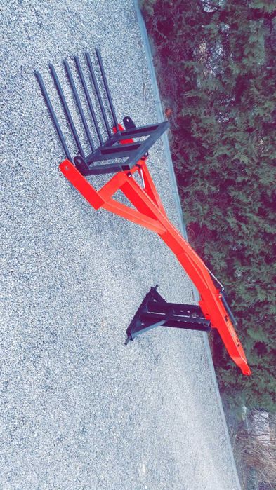 Łyżka do ziemi/ gruzu szufla łycha widły do TUR na tył ciągnika NOWY!