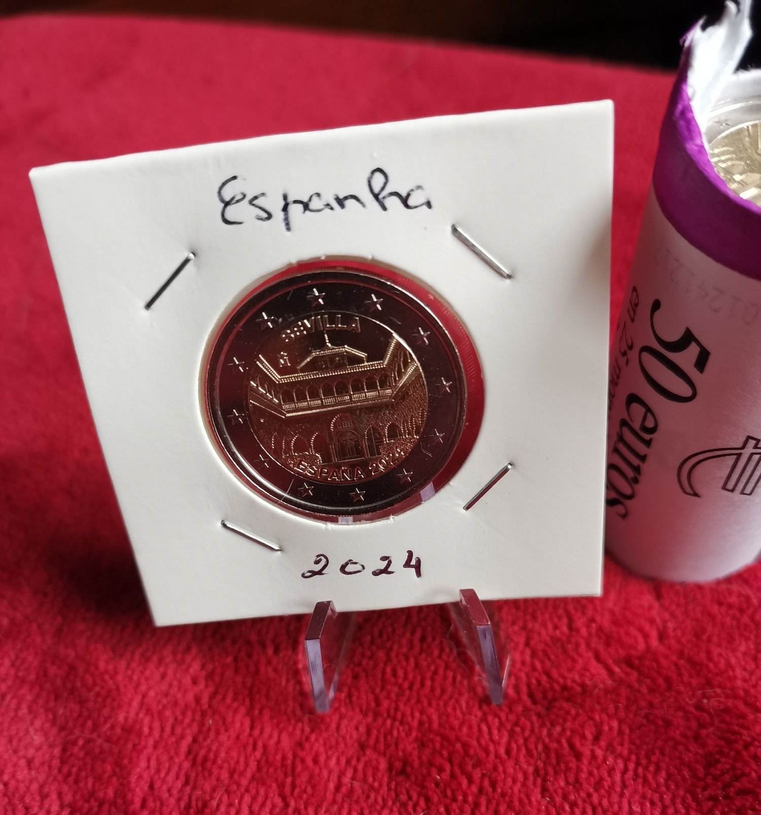 Moeda comemorativa de 2€ - Espanha 2024 - Sevilha