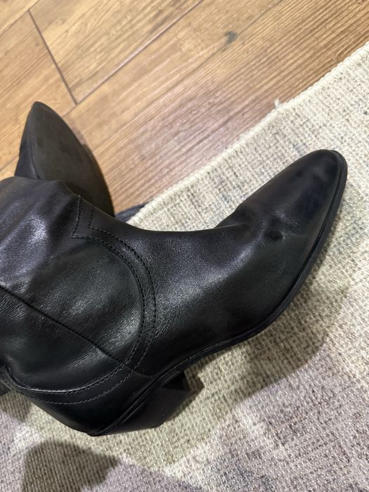 Чоботи- казаки шкіра