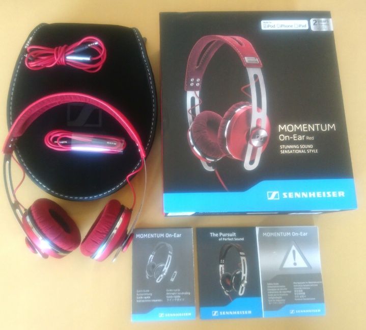 Sennheiser Momentum 1,2,3,4 Kolor LIMITOWANY idealne piękne(słuchawk