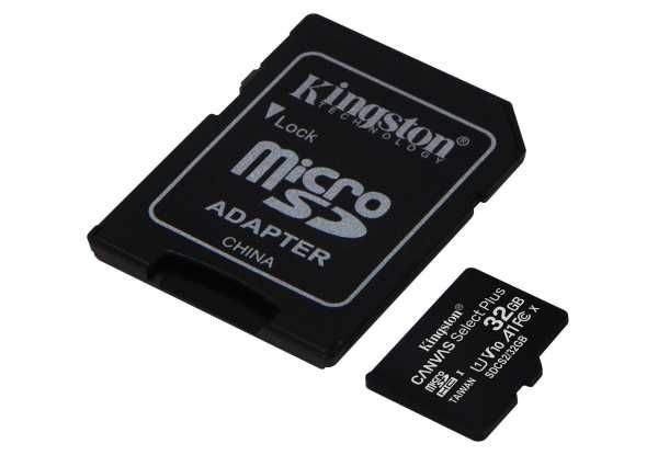 Карта пам'яті Kingston microSDHC Canvas Select Plus 32GB Class 10