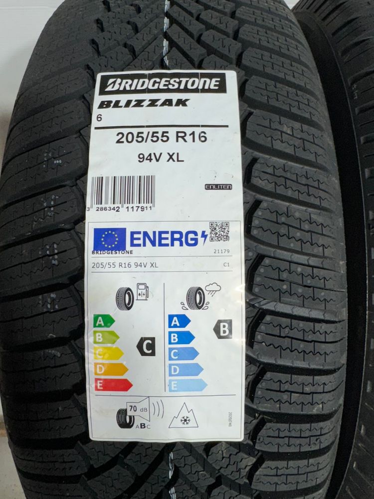 2x 205/55r16 Bridgestone Blizzak 6 94V XL 2024