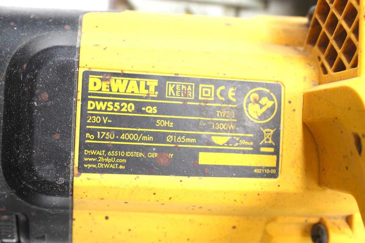 PILARKO-ZAGŁĘBIARKA DEWALT 1300W DWS520  165MM Lombard Działdowo