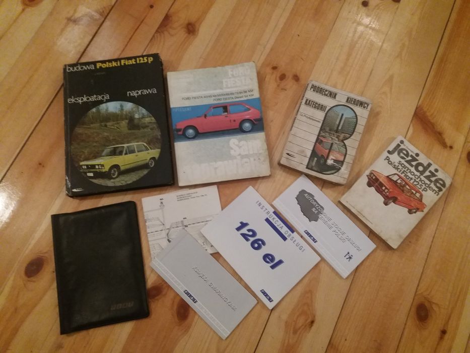 Książka serwisowa gwarancja instrukcja fiat 126p 125p ford fiesta