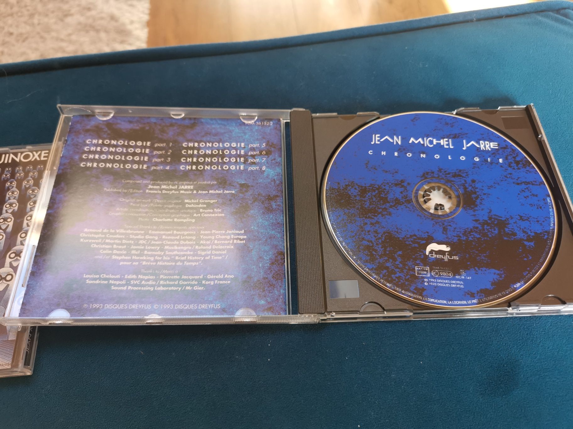 Jean Michele Jarre zestaw 3 płyt Oxygen, Chronologie, Equinoxe
