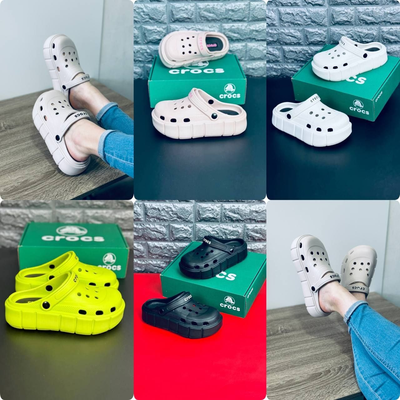 ЖЕНСКИЕ кроксы Crocs шлёпанцы Крокс 36-40