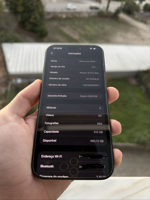 iPhone 16 PRO MAX 512GB preto