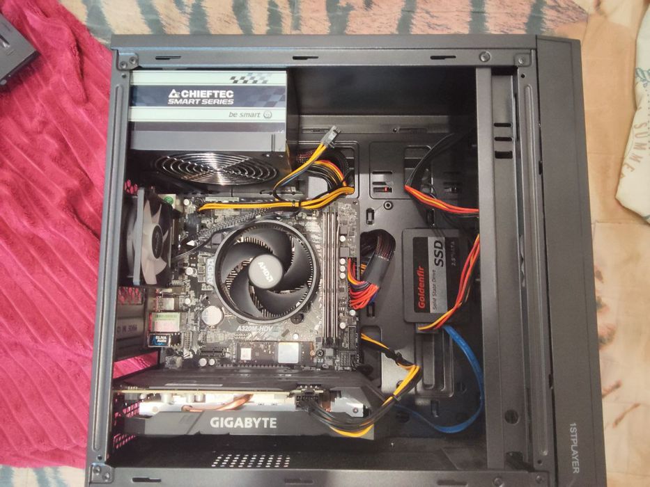Компьютер ryzen 5 1600.