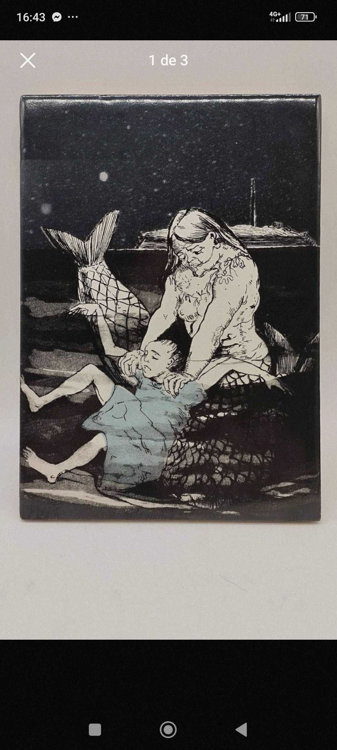 Azulejo Paula Rego-Série Oceanos Viúva Lamego