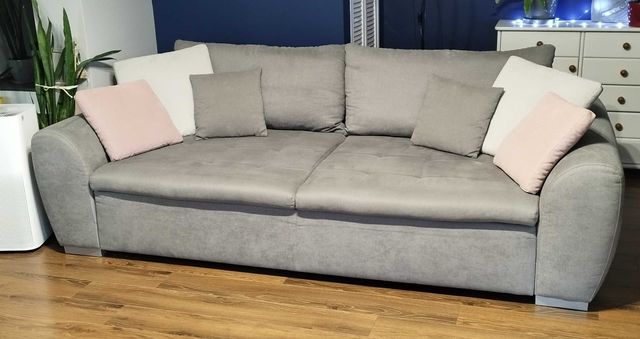 Sofa rozkładana BRW Gaspar III Mega LUX 3DL Black Red White
