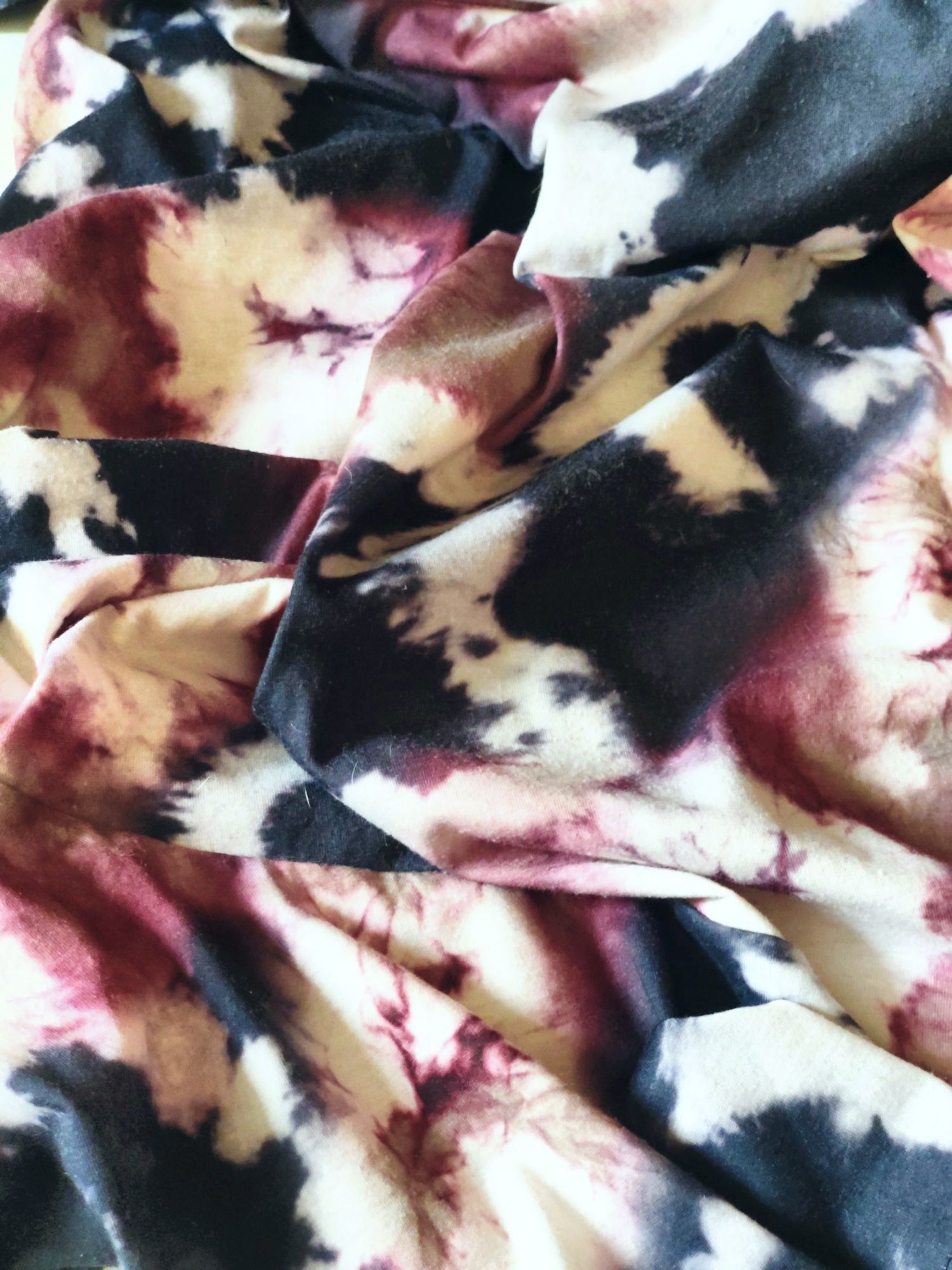 Asymetryczna sukienka / tie-dye – Marks & Spencer – XL / 42