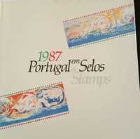 Portugal em selos 1987_ Edição Clube colecionador