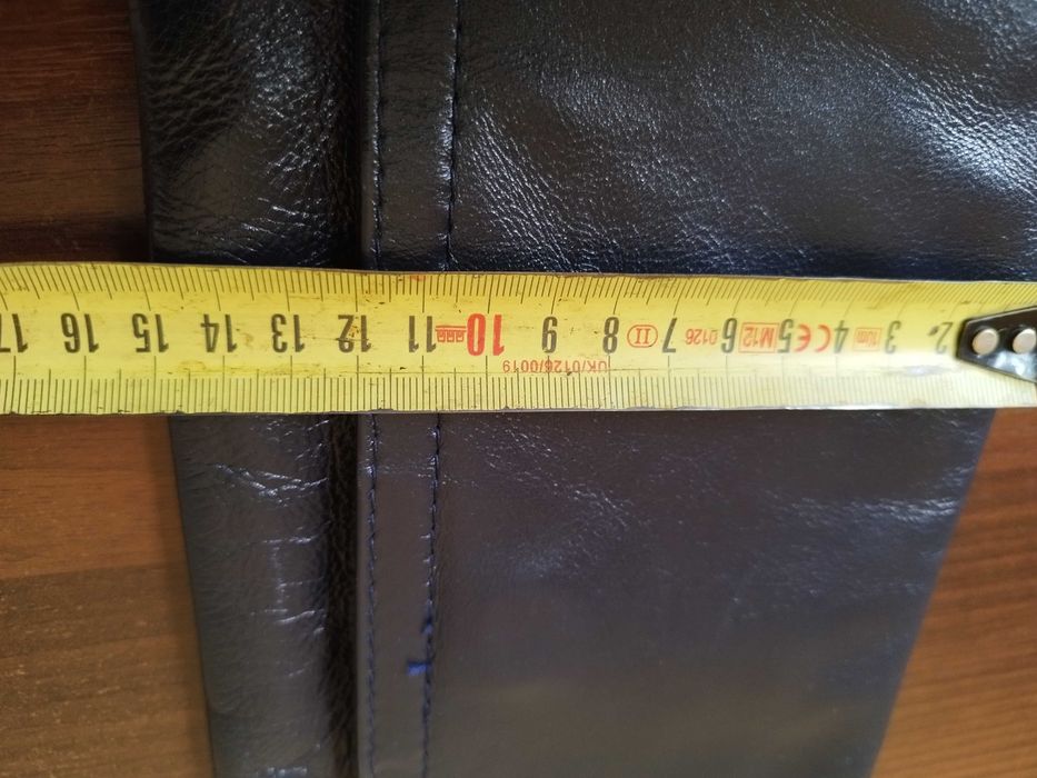 Клатч кожаный женский темно синего цвета