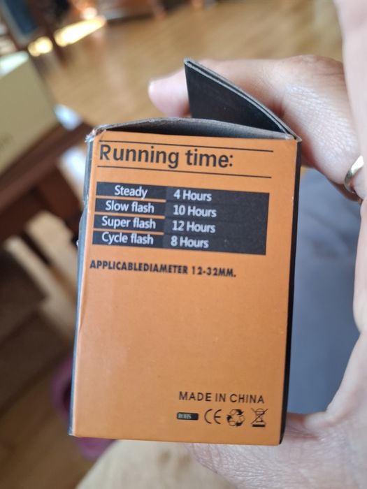 Swiatelko tylnie do roweru.