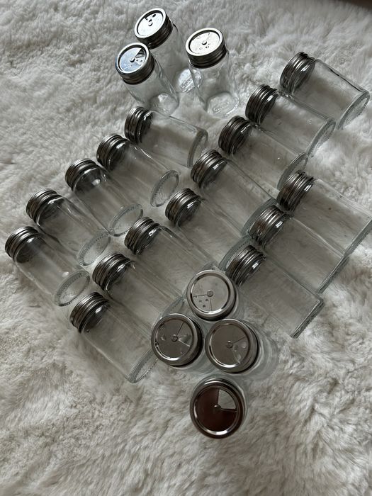 23 pojemniki na przyprawy, szkło Ikea Citronhaj