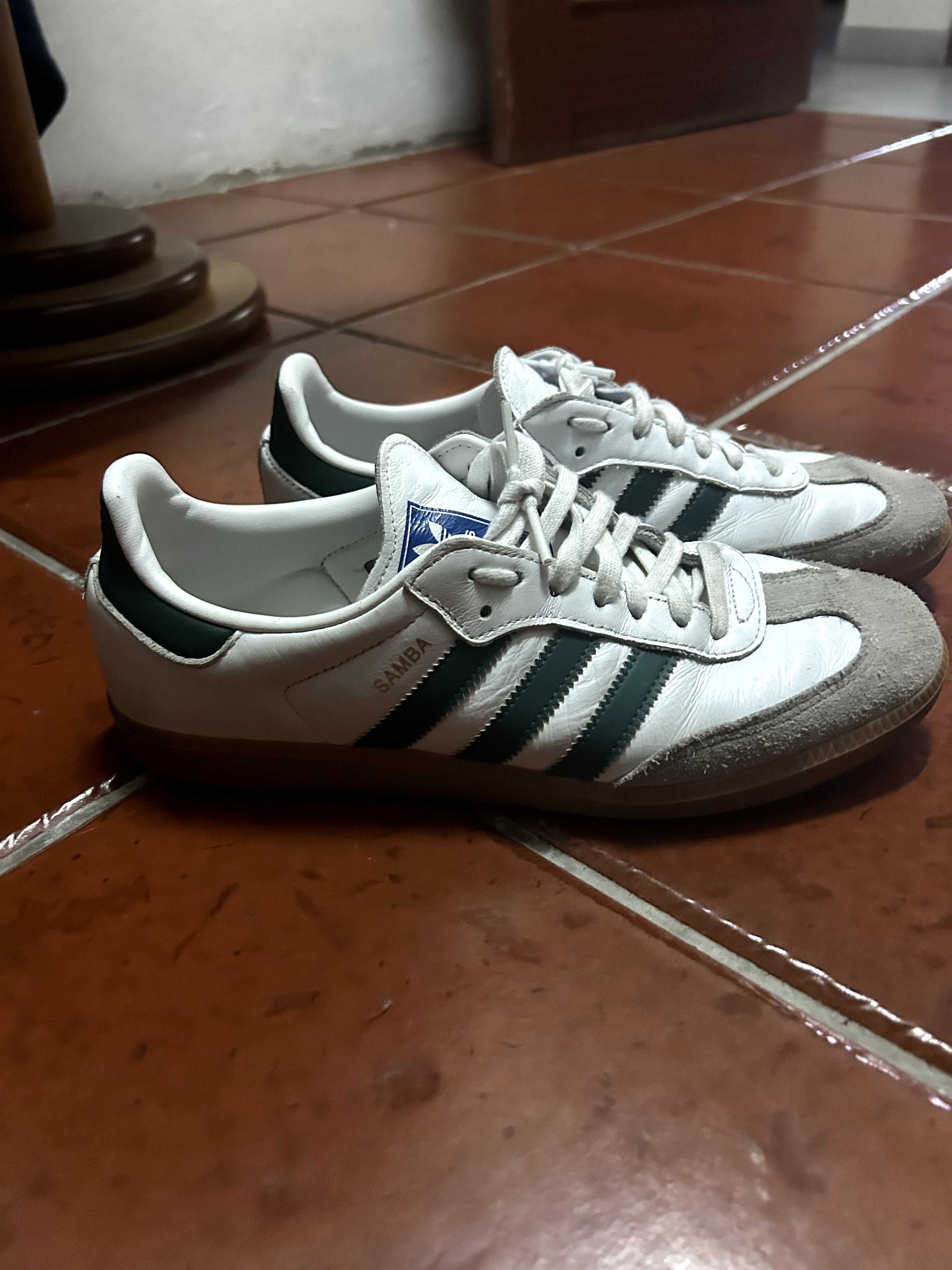 Adidas samba verdes tamanho 43