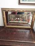 Quadro  Última ceia de Jesus Cristo com mais de 100 anos