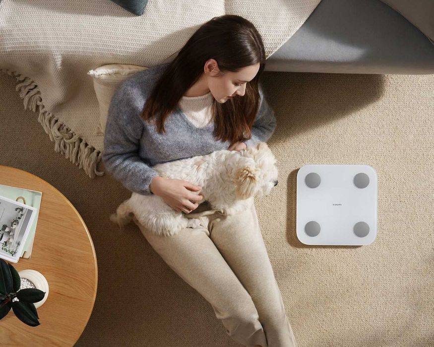 NOWA Inteligentna Waga Xiaomi BLUETOOTH Analiza Składu Ciała Biała