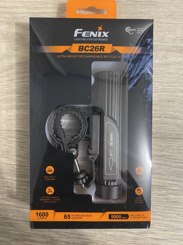 Велофара Fenix BC26R з акумулятором