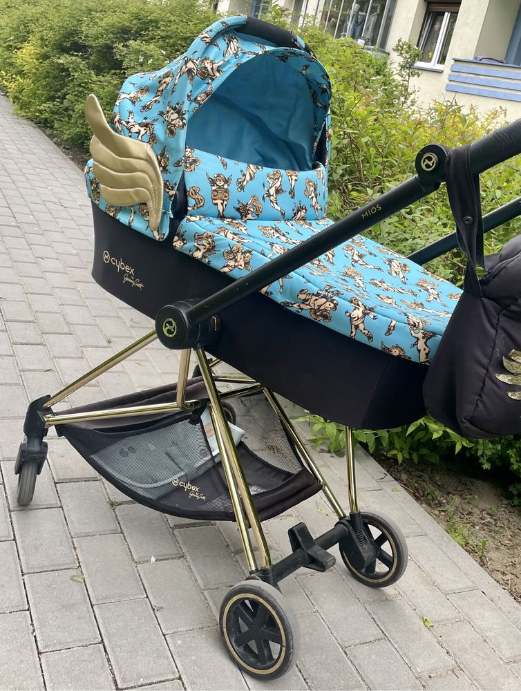 Gondola Cybex Mios 1.0 2.0 Jeremy Scott Cherubs Blue Platinum