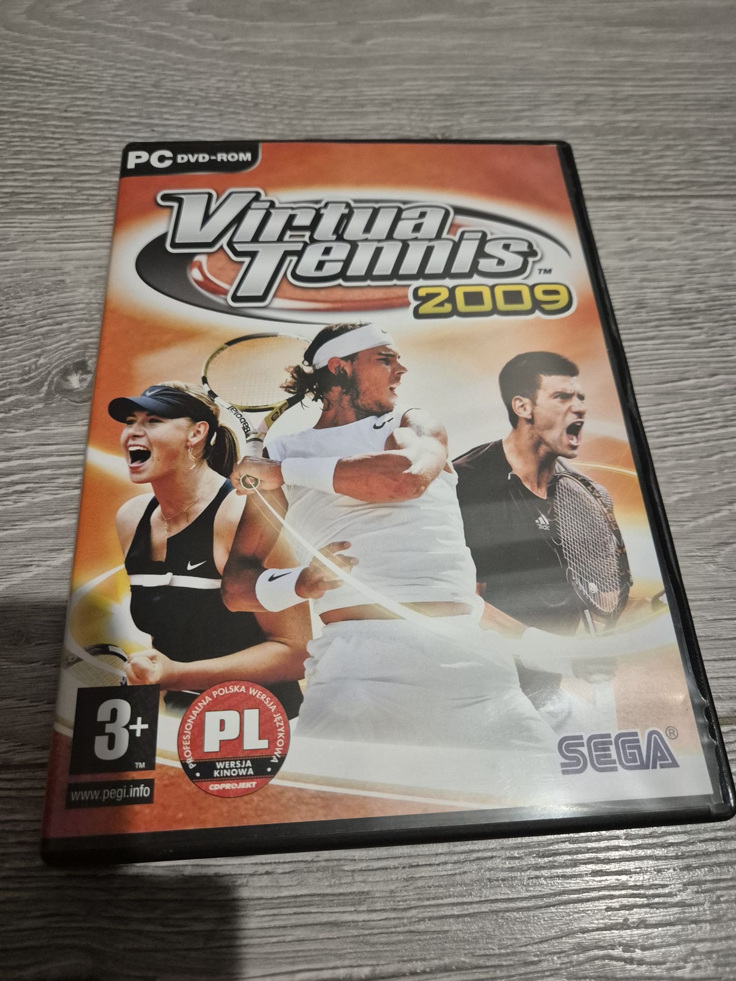 Gry PC Virtua tennis, beijing 2008, pro cycling manager, pure