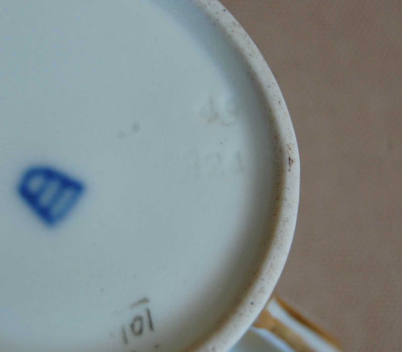 Wiedeńska Manufaktura  Augarten. Porcelanowa filiżanka z 1824 roku.