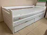 Дитяче ліжко з масиву бука 80*190/90*200 см горіх і білий в Луцьку
