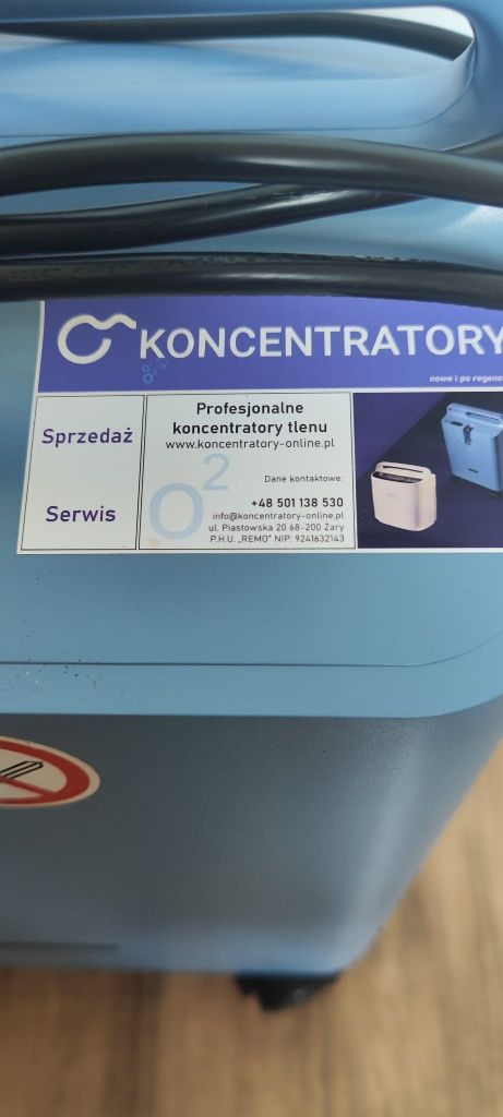 Koncentrator tlenu plus pulsoksymetr