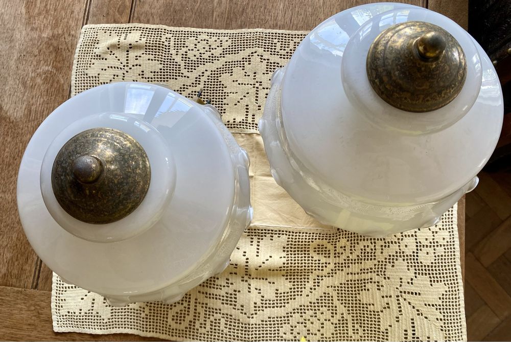 Par de candeeiros de mesa vintage