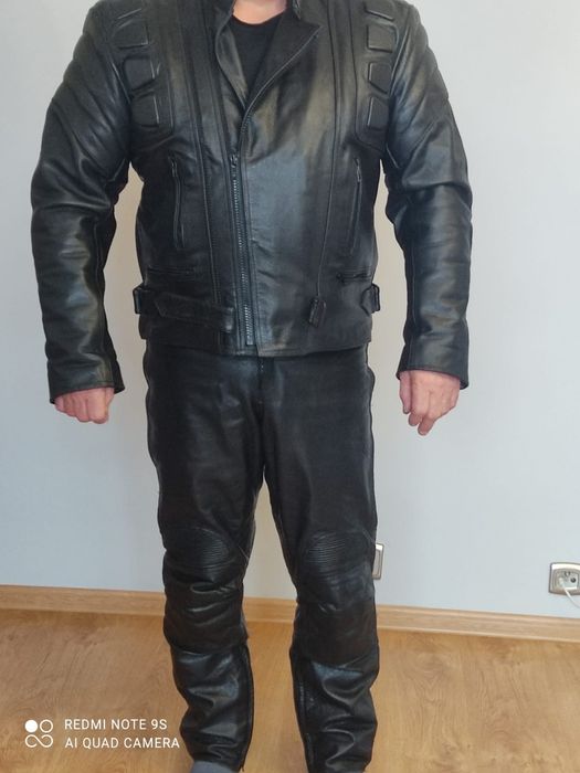 Kurtka i spodnie na motor