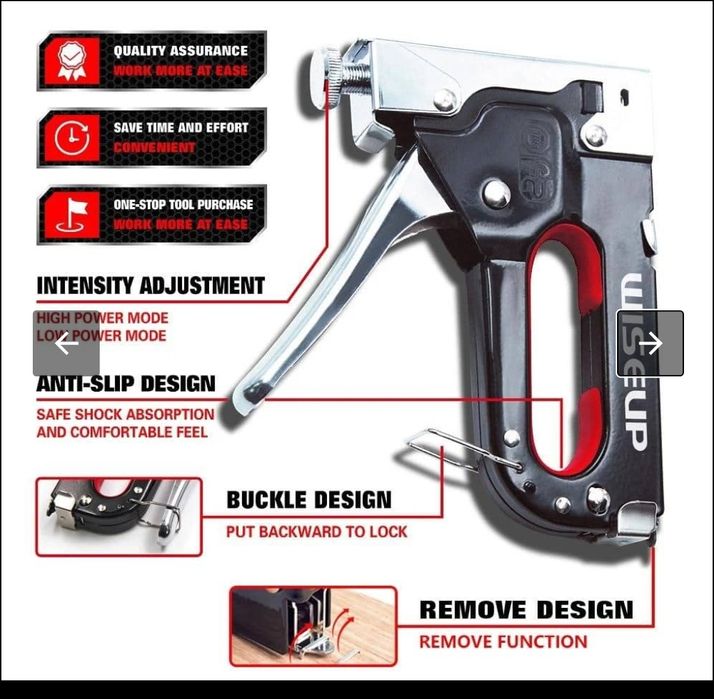 Степлер Wiseup зі скобами