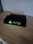 Stojak podstawka na gry PS5 napis fluorescencyjny