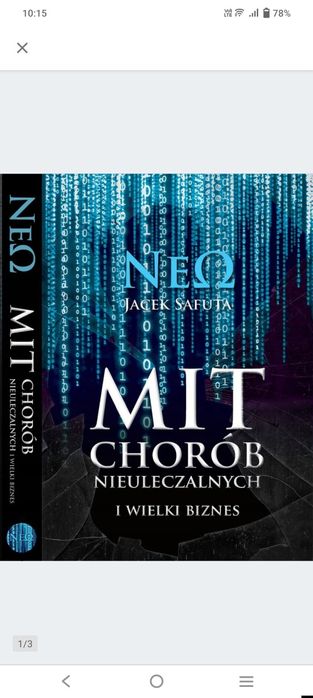 Mit chorób nieuleczalnych i wielki biznes JACEK SAFUTA