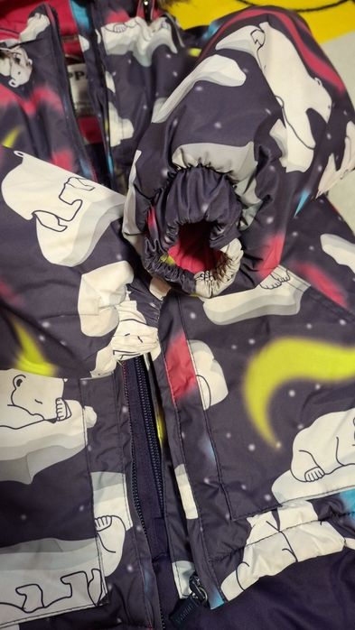 Зимовий термо комбінезон huppa 104 - 110 для дівчинки