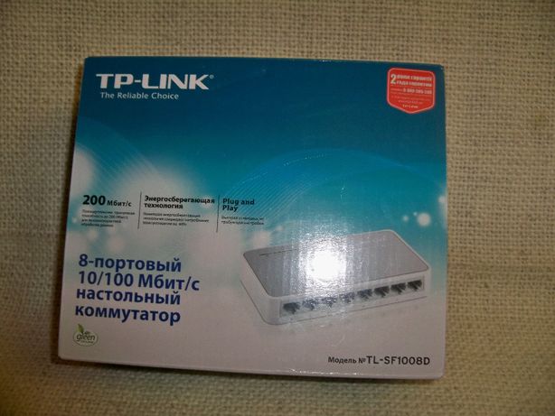Коммутатор, свитч TP-LINK TL-SF1008D