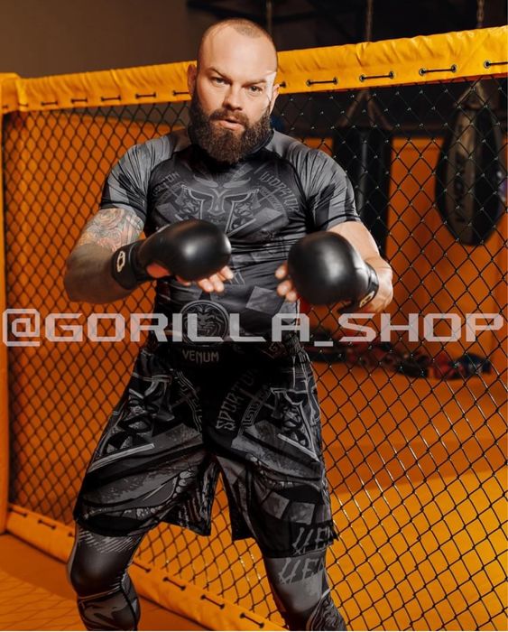 Костюм Venum Gladiator 4в1: (Ражгард, футболка, шорти, легінси)