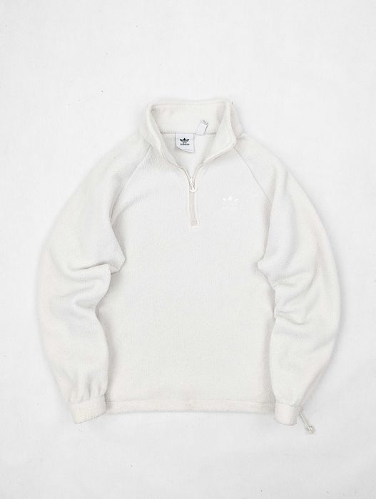 Adidas szara bluza polar s logo