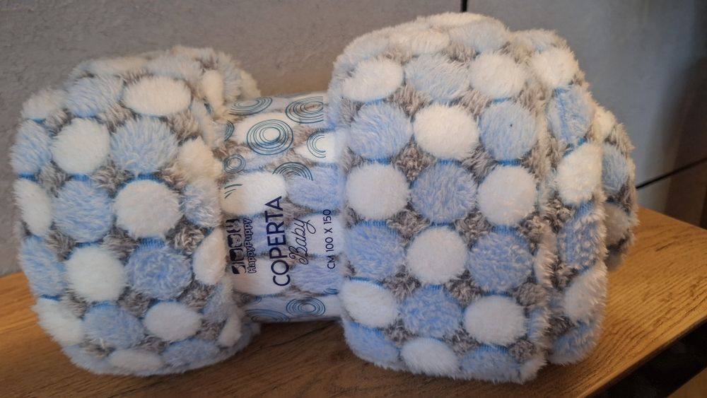 Kocyk niemowlęcy dziecięcy dla  chłopca 100x150