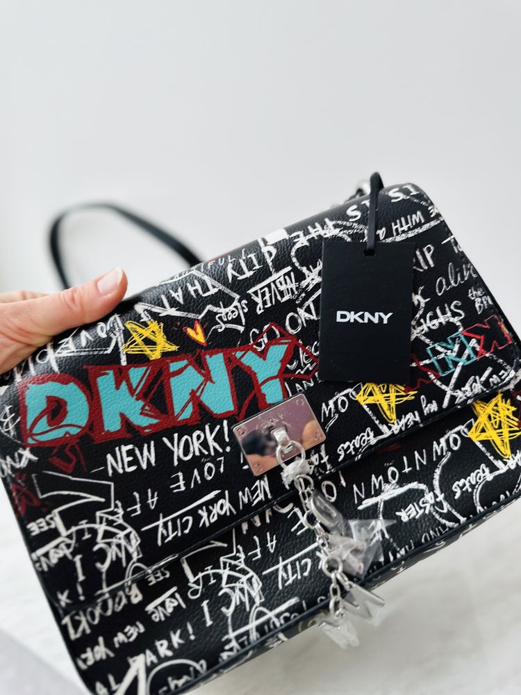 Сумка DKNY шкіряна торг