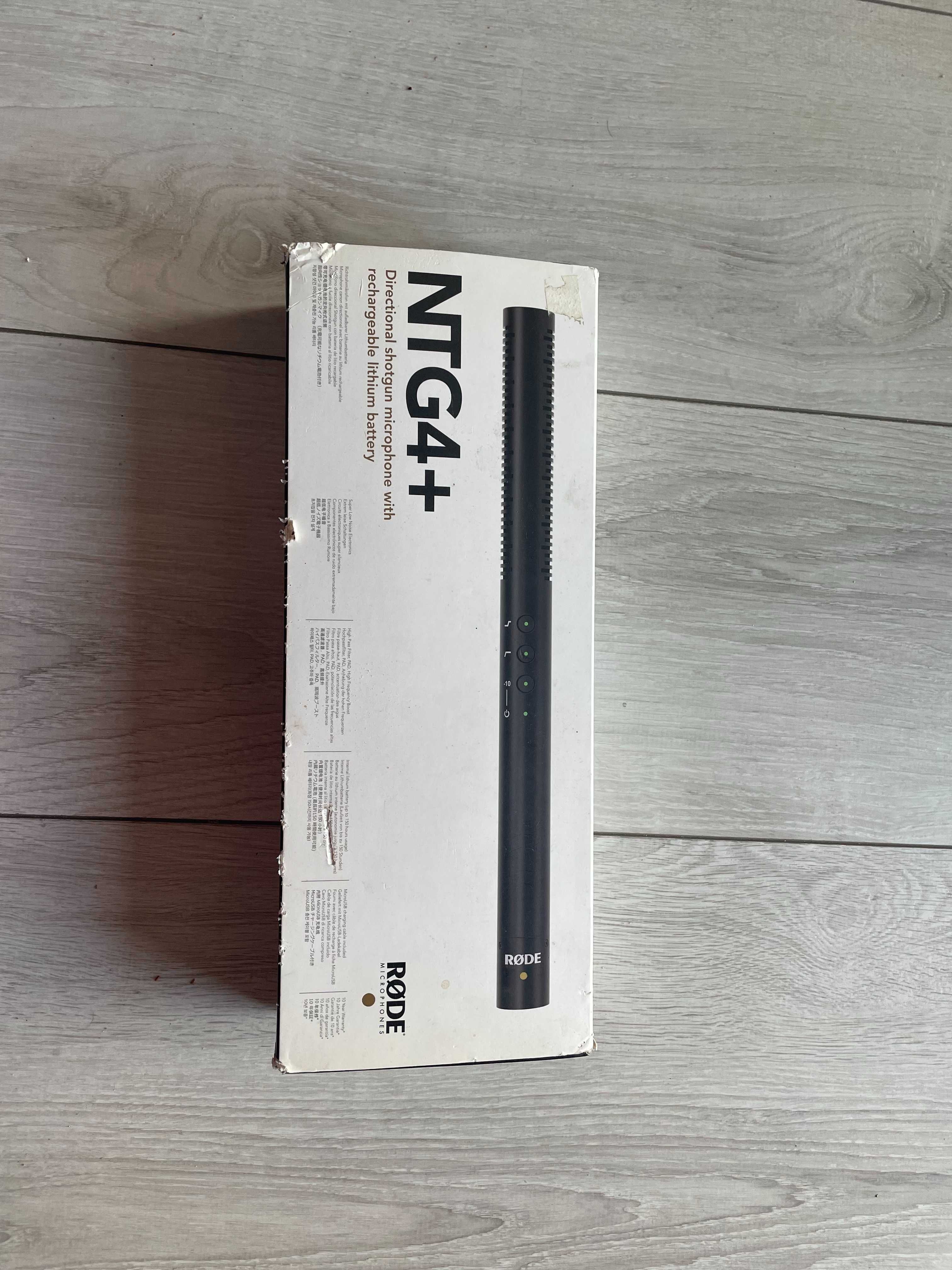 Mikrofon XLR kierunkowy - Rode NTG4+