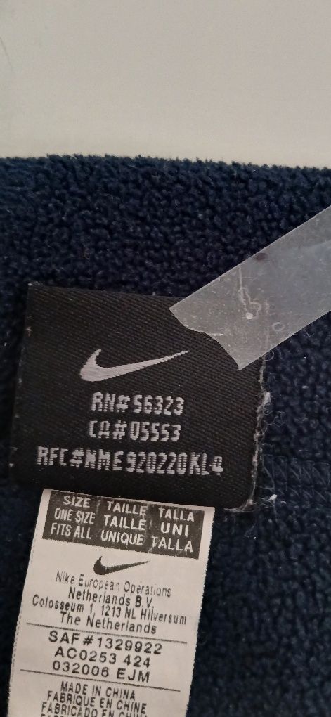 Cachecol azul escuro Nike