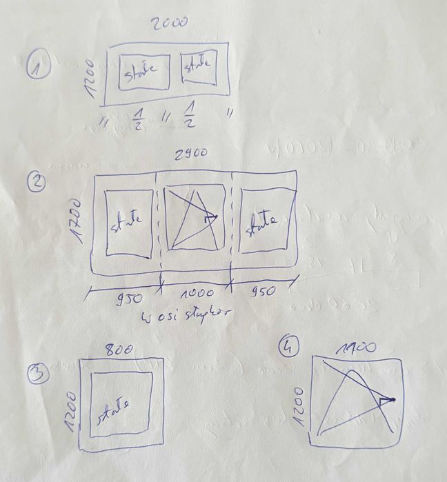 Okna 2 szybowe z demontażu