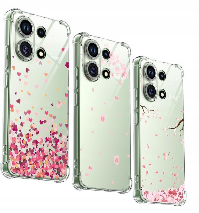 kjylpo zestaw 3 etui na telefon do xiaomi redmi note 13 4g